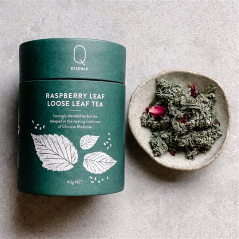 Q essence raspberry leaf loose leaf tea 21